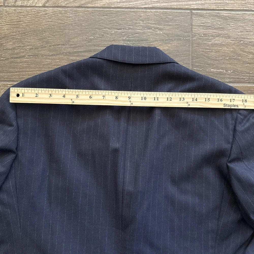 Brooks Brothers Golden Fleece 3-piece Suit Men 41R 32x29 Navy Pinstripe
